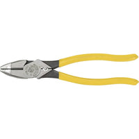 Klein Tools High Leverage Side Cutters With Crimping Die - 9-3/8"L-Quantity per pack - 1
