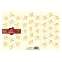 Geographics Gold Frost Gold Foil Seals - 1.25" - 40 Pack-Holiday Assorted Adhesive Seals