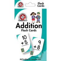 Canadian Curriculum Press Addition Flashcards-Flashcards that help your child build a strong foundation for success at school