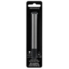 Merangue Universal Rollerball Pen Refills - Medium Tip - Black - 2 Pack-Black Ink