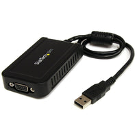 StarTech USB to VGA External Video Card Multi Monitor Adapter, 1920 x 1200-Compact, USB-powered adapter provides the easiest way add secondary or multiple high-resolution displays to your PC