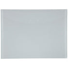Jam Paper Enveloppes en plastique avec fente à rabat, format lettre, 8 7/8 x 12 po, transparentes, 12/pqt-Transparent