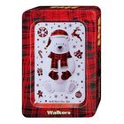 Walkers Polar Bear and Reindeer Tin with Scottish Festive Shapes Shortbread Assortment - 250g - 2 Pack-Suitable for Vegetarians