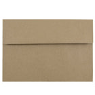 JAM Paper A8 Invitation Envelopes, 5.5 x 8.125, Brown Kraft Paper Bag Recycled, 100 Pack (LEKR750g)-Brown