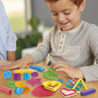 Play-Doh Numbers and Shapes-This Play-Doh pack comes with 20 individually wrapped sticks of modeling compound in 10 classic colors (contains wheat)