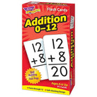 TREND enterprises Inc. Addition 0-12 Skill Drill Flash Cards - 91 Pack-Self-checking, with answers on card backs. Sturdy cards and storage box.
