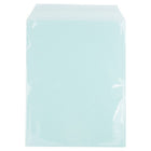 JAM Paper Cello Sleeves, 8 15/16 x 11.25, Aqua Blue, 100 Pack (811BL1)-Size: 9" x 11-1/4"