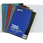 Hilroy 1-Subject Notebook, 10-1/2" x 8", Assorted Colours, 200 Pages-Durable cover and flexible coil binding
