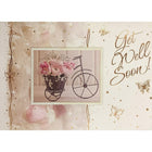 Rosedale 5" x 7" Get Well Soon! Greeting Cards And Envelopes, 12 Pack (17233)-Printed on premium uncoated card stock