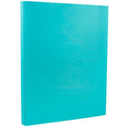 JAM Paper Bright Color Cardstock, 8.5 x 11, 65lb Sea Blue Recycled, 2 packs of 50 (102677g)-Size: 8-1/2" x 11"