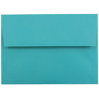 JAM Paper A7 Invitation Envelopes, 5.25 x 7.25, Brite Hue Sea Blue Recycled, 100 Pack (27785g)-Sea blue