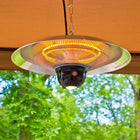 ENER-G+ HEA-21522MI-S Outdoor Hanging Heater, Silver-Product is cETLus certified and IP24 against dust and rain