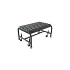 Tri-Arc Manufacturing Aluminum Rolling Ladder, Step Width: 24", Step Type: Serrated, No. of Steps: 1 (WLAR001245)-No. of Steps: 1