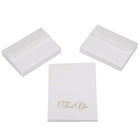 JAM Paper Blank Thank You Cards Set, Elegant Thank You, 25/Pack (526CA3442WB)-5