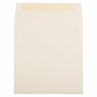 JAM Paper Enveloppes carrées Strathmore en papier vélin avec fermeture gommée, 8 1/2 x 8 1/2 po, blanc naturel, 1000/pqt-Taille : 8 1/2 x 8 1/2 po