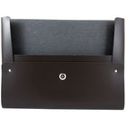 JAM Paper Italian Leather Portfolio With Snap Closure, 10.5 x 13 x 0.75, Dark Brown, 12 Pack (2233317451B)-Material: Italian leather
