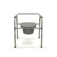 Bios Living Deluxe Aluminum Commode-Deluxe Aluminum Commode easily converts from a commode to a raised toilet