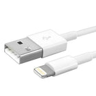 Exian Lightning USB Cable, 3 Meter, White-Connects to your iPhone, iPad, or iPod with Lightning Connector and charges/syncs by connecting the USB connector into your wall charger or computer