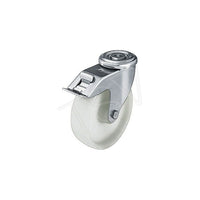Blickle – Roulette pivotante avec frein en nylon, diamètre de 4 po, 2/paquet (LER-PO 100G-FI)-Diamètre de roue : 4 po