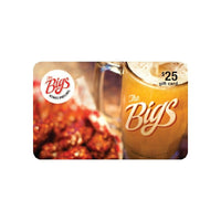 The Bigs Ultimate Sports Grill $25 Gift Card-Air Miles cannot be collected on Gift Card purchases.