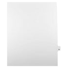 Mark Maker Legal Exhibit Index Tab White Single Tabs, 1/25th Cut, Letter Size, No Holes, Number 19, 25 Pack-White Single Tabs, 1/25th Cut