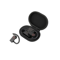 Sylvania True Wireless Bluetooth Sports Hook Earbuds With Charging Case - Black-Bluetooth 5.0 ensures more stable and smoother connectivity
