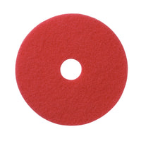 Americo Floor Pad - 19" - Red-Buffing Pad
