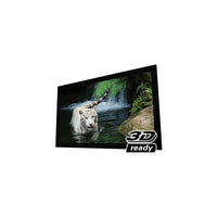 EluneVision 108" Reference Studio 4K Fixed Frame Projector Screen, 16:9-Dimensions: 108" diagonal (94" x 52") viewable with luxurious 5" black velour covered aluminum frame border