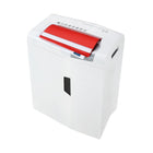 HSM Shredstar X10 10-Sheet Cross-Cut Shredder - White (HSM1045)-Shreds up to 10 sheets; 5.3-gallon capacity