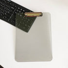 JAM Paper Plastic Clipboards, 9 x 13, Grey, 12 Pack (340926884A)-5