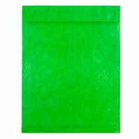  JAM Paper - Enveloppes pour catalogue à extrémité ouverte - indéchirables - Tyvek - 10 x 13 - vert lime - paquet de 25-Couleur : Enveloppe Tyvek vert lime