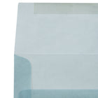 JAM Paper A6 Invitation Envelopes, 4.75 x 6.5, Ocean Blue Translucent Vellum, 50 Pack (PACV652I)-Paper Weight: 30 lbs.