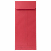 JAM Paper #12 Policy Business Coloured Envelopes - 4.75" x 11" - Red Recycled - 50 Pack-Colour: Red Envelope