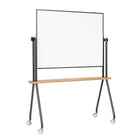 Archyi Curvo Collection Revolving Board - 55" x 70" - Anthracite-Robust metal structure