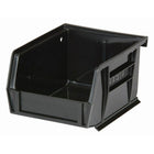 Recycled Stack & Hang Bins, Plastic, Black, 5-3/8" x 4-1/8" x 3", 48 Pack-Qty/Pk - 48