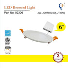 Norther Stars 13W Warmwhite LED Ultra-Thin Down Light, 6", 2 Pack-13W
