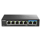 D-Link 7-Port Multi-Gigabit Unmanaged Switch-Two 2.5 Gigabit Ethernet ports provide multi-speed transmission ideal for high-performance Wi-Fi 6 networks, allowing fast data transfers and maximizing network bandwidth
