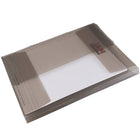 JAM Paper Plastic Paper Holder Action Case With Elastic Closure, 9.5 x 12.38, Smoke Grey, 4 Pack (332534g)-Dimensions: 9-1/2" x 12 3/8" letter