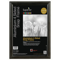 Seco Snap Frame - 11" x 14" - Black-Poster Frame