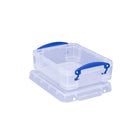 Really Useful Boxes 1.75L Storage Box, Clear-Colour: Clear