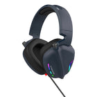 Havit USB 7.1 Surround Sound, Passive Noise Reduction,with RGB Colour & Microphone - Navy Blue-Plastic