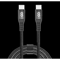 LOGiiX Piston Connect Pro 240W USB 3.2 USB-C to USB-C - 1M - Black-Unleash the true potential of your device - ultra-fast charging up to 240W