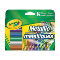Crayola Metallic Markers-Includes 8 Shimmery Metallic Markers
