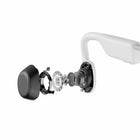 Shokz OpenMove Bluetooth Headset - Bone Conduction - Alpine White-Lightweight (29g)