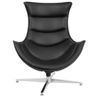 Flash Furniture Black LeatherSoft Swivel Cocoon Chair-Lounge Chair