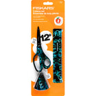 Fiskars 3-Piece Student Deco Set - 7" Scissors - Ruler - Sharpener-8