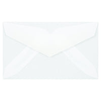 JAM Paper 3Drug Translucent Vellum Mini Envelopes - 2.3125" x 3.625" - Clear - 25 Pack -Clear translucent vellum envelope