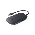 AUKEY Unity Link 7-in-1 USB-C PD II 100W Hub - Black-Colour Black, strong & lightweight zinc alloy, 7-in-1
