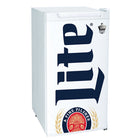Miller Lite Compact Fridge w/ Bottle Opener - 3.2 cu ft (90 L) - White-Convenient built-in bottle opener