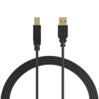 NXT Technologies 7' USB A Male/B Male - Black-7' length for convenient use